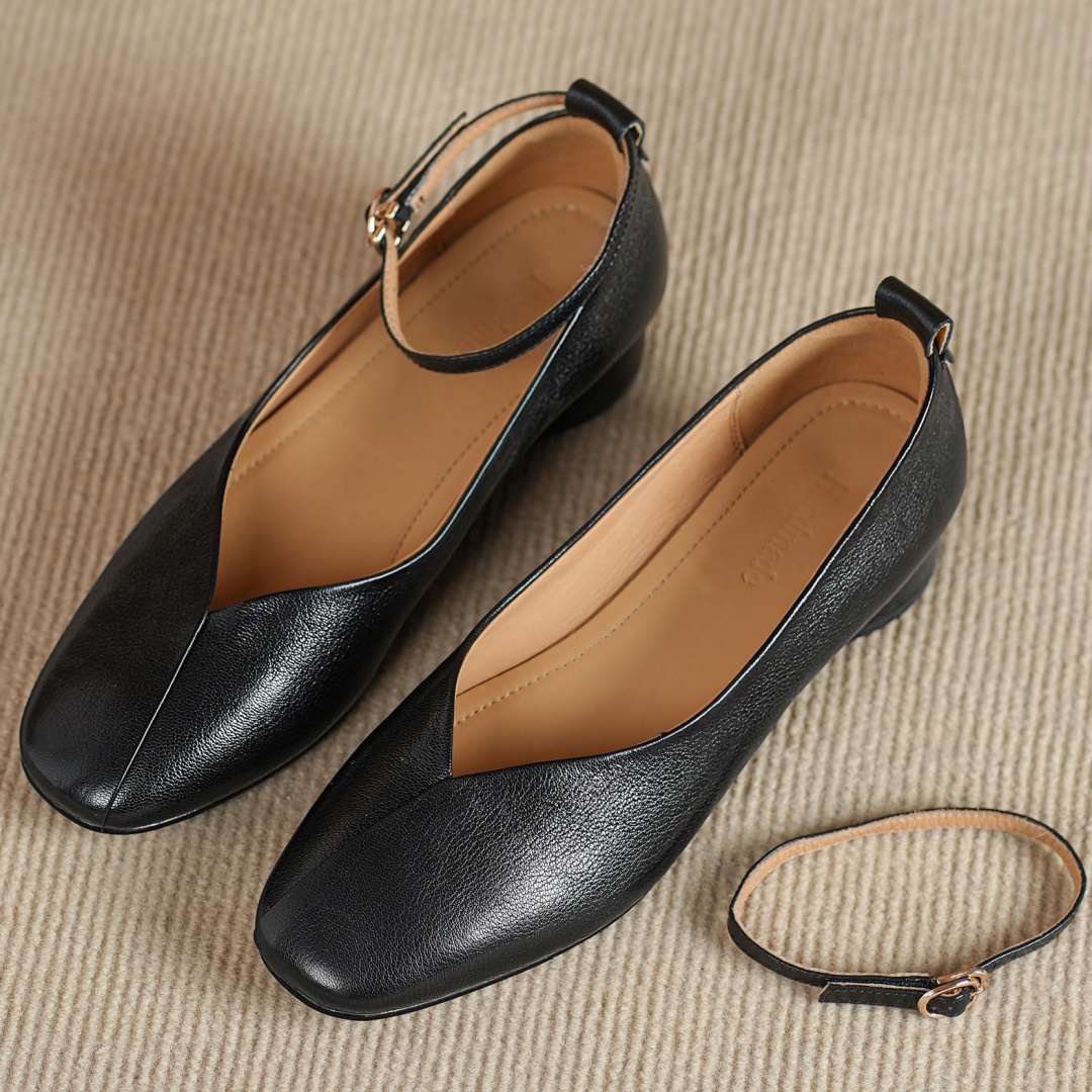 danxuefei women's sheepskin sq - Ankle Strap Heels บทวิจารณ์และราคา