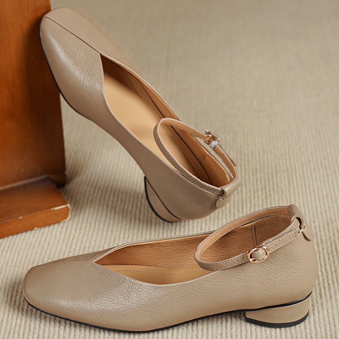 danxuefei women's sheepskin sq - Ankle Strap Heels บทวิจารณ์และราคา