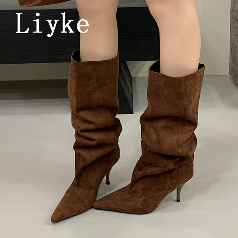 Liyke Autumn Winter Thin Kitte - Women'S Shoes Size 40 In Us บทวิจารณ์และราคา