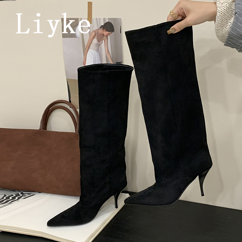 Liyke Autumn Winter Thin Kitte - Women'S Shoes Size 40 In Us บทวิจารณ์และราคา