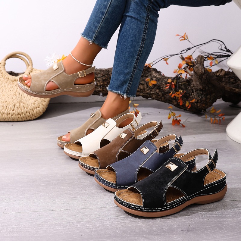 Women Plus Size Wide Fit Wedge - Women'S Shoes For Bunions บทวิจารณ์และราคา