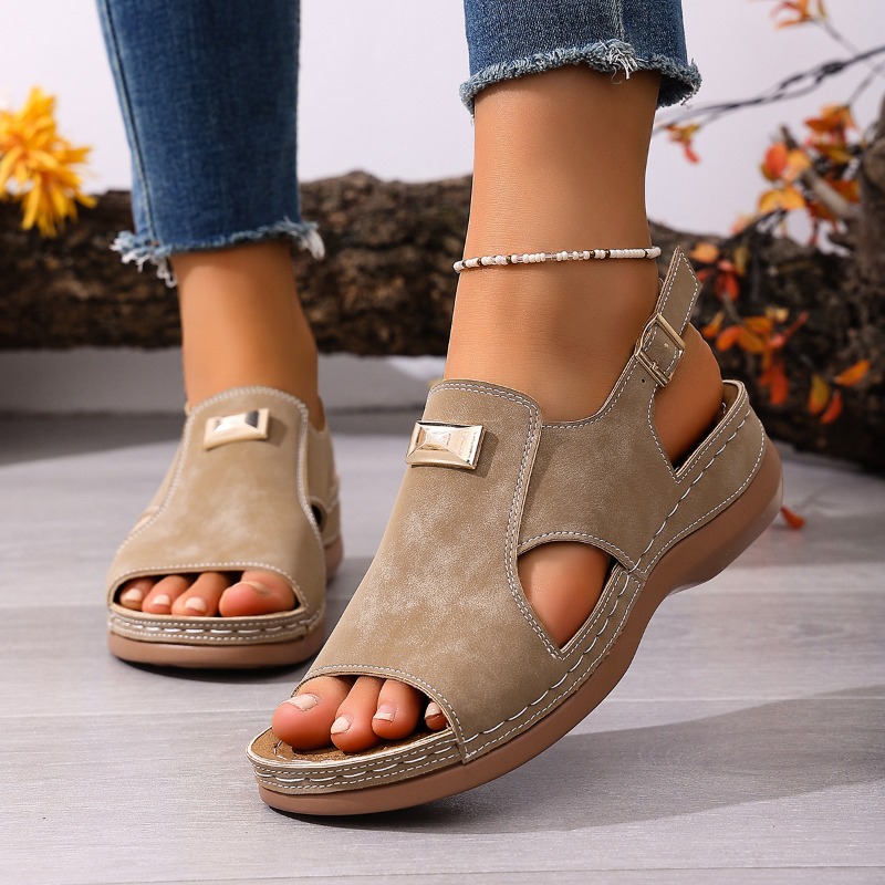 Women Plus Size Wide Fit Wedge - Women'S Shoes For Bunions บทวิจารณ์และราคา