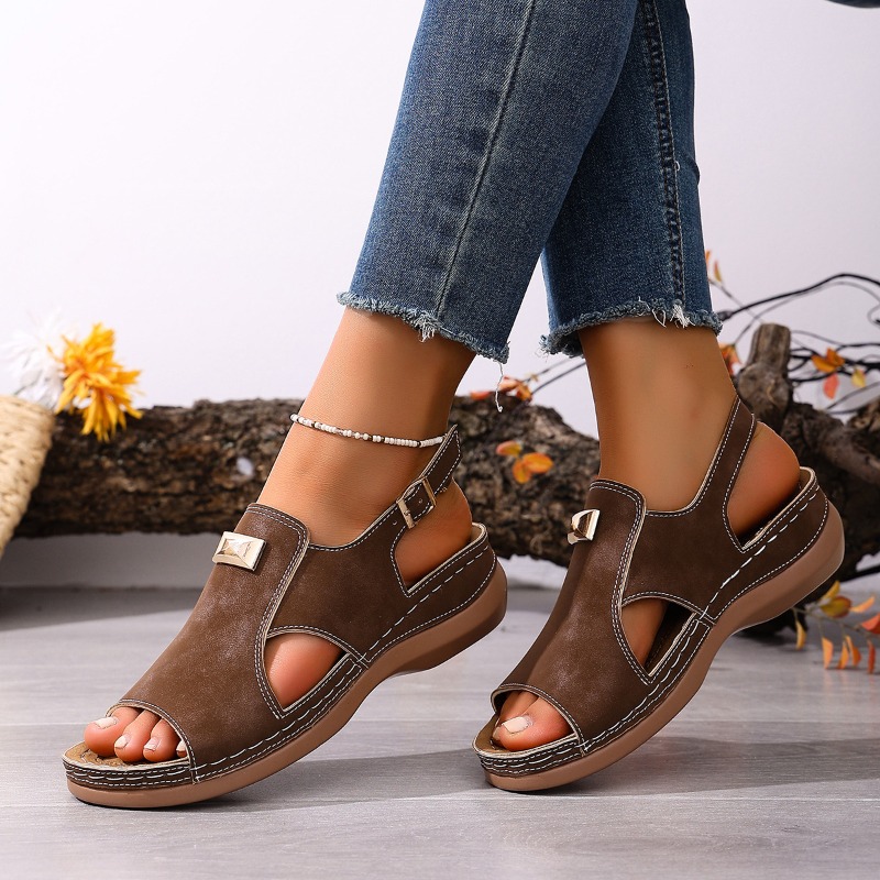 Women Plus Size Wide Fit Wedge - Women'S Shoes For Bunions บทวิจารณ์และราคา