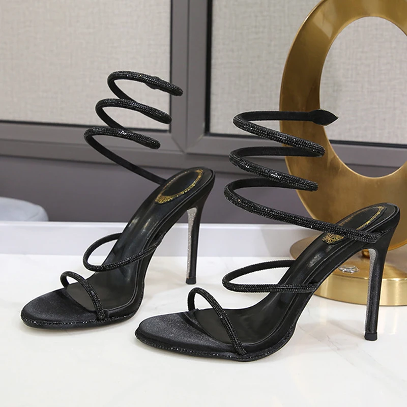 Eilyken Fashion Style Crystal  - Ankle Strap Heels บทวิจารณ์และราคา