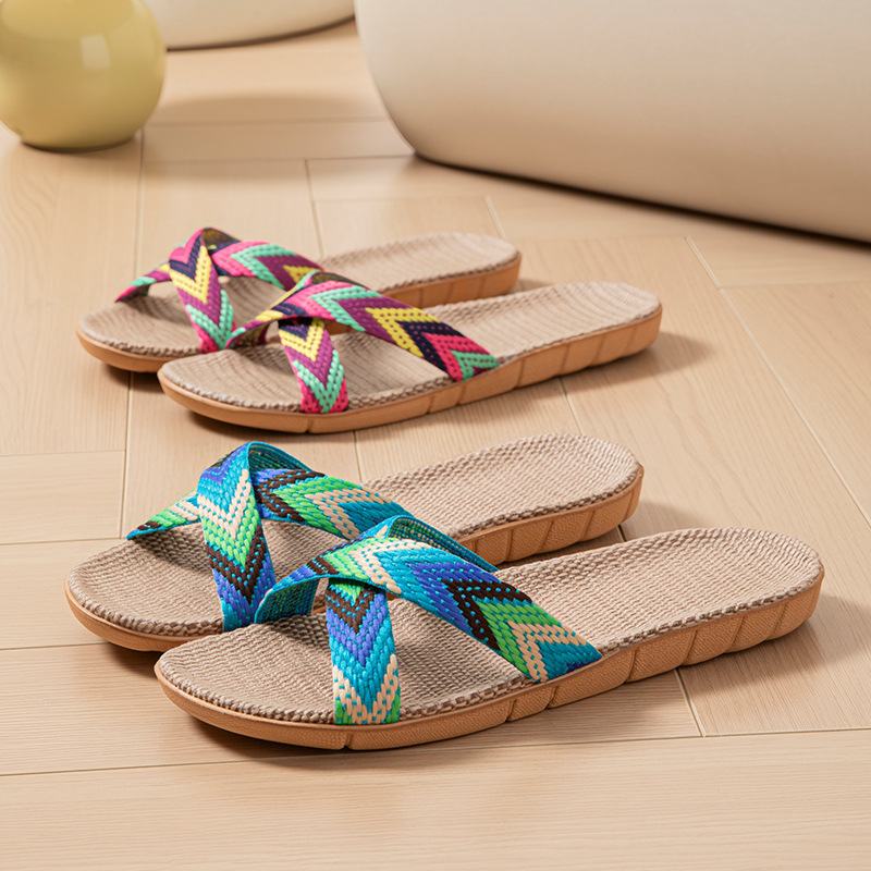 Hemp Women's Slippers Home Sum - Mule Slip On บทวิจารณ์และราคา