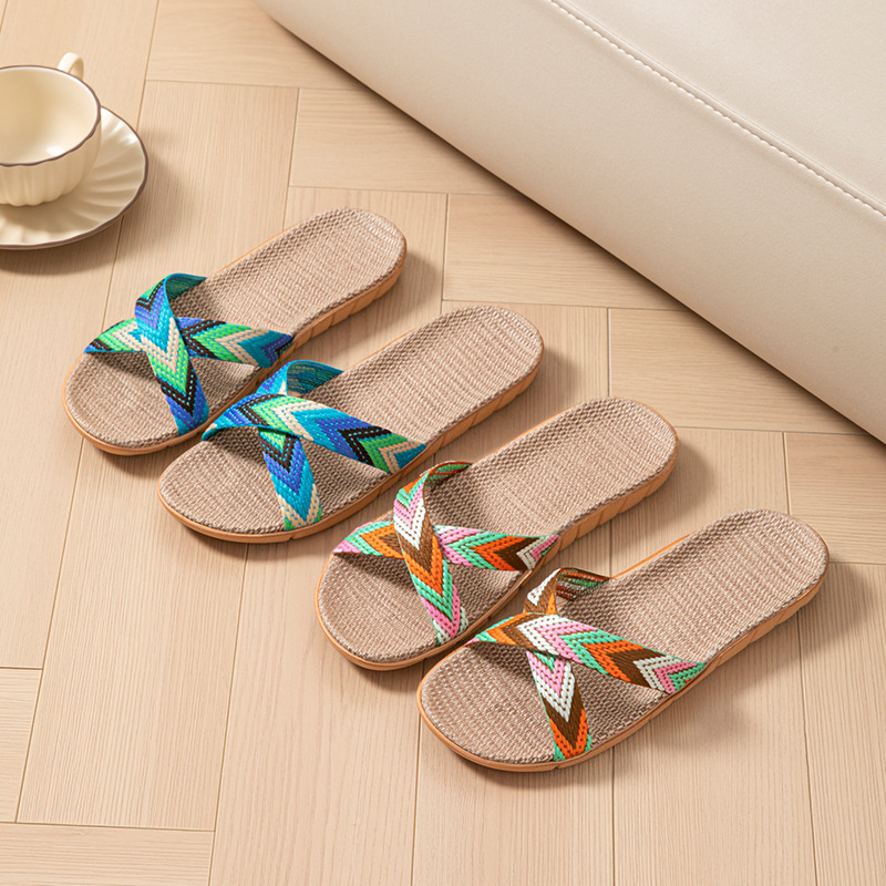 Hemp Women's Slippers Home Sum - Mule Slip On บทวิจารณ์และราคา