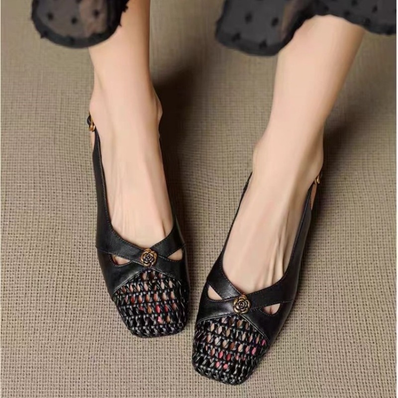 Women's French-style closed-to - Square Toe Mule บทวิจารณ์และราคา