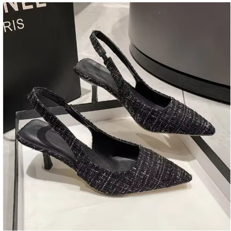 Brand Designer Slingbacks High - Women'S Shoes Size 40 In Us บทวิจารณ์และราคา