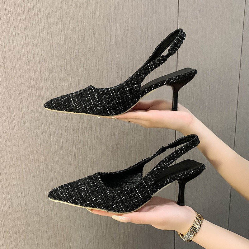 Brand Designer Slingbacks High - Women'S Shoes Size 40 In Us บทวิจารณ์และราคา
