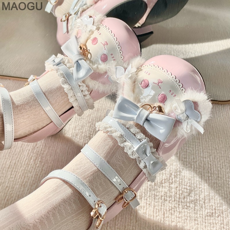 Cute Sweet Lolita Shoes for Wo - Women'S Shoes Size 40 In Us บทวิจารณ์และราคา