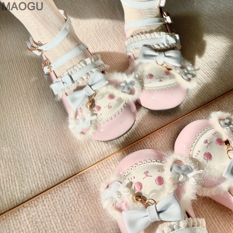 Cute Sweet Lolita Shoes for Wo - Women'S Shoes Size 40 In Us บทวิจารณ์และราคา