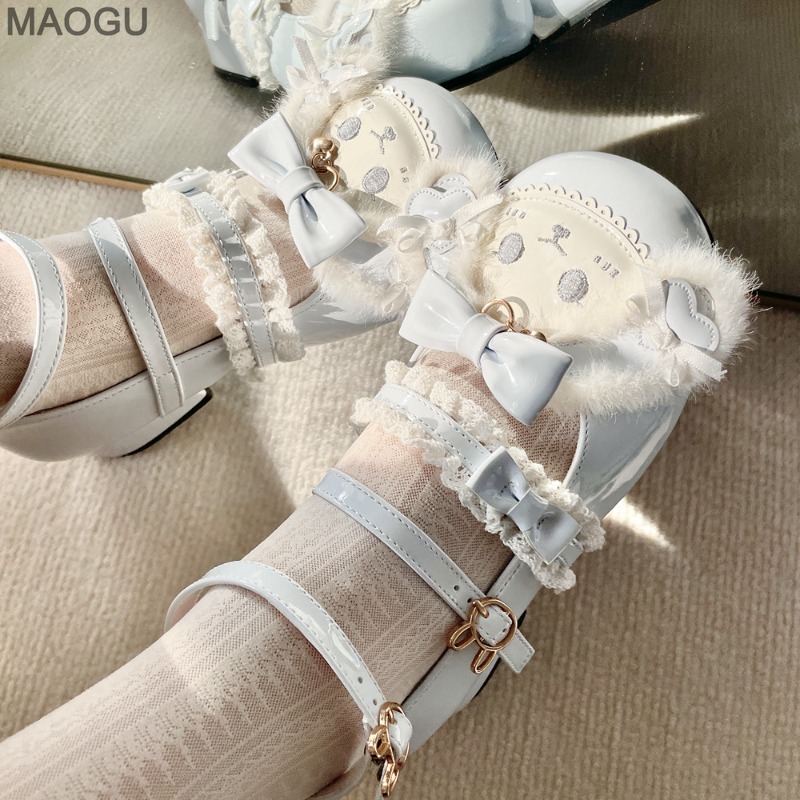 Cute Sweet Lolita Shoes for Wo - Women'S Shoes Size 40 In Us บทวิจารณ์และราคา
