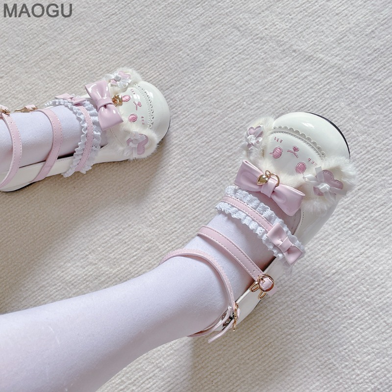 Cute Sweet Lolita Shoes for Wo - Women'S Shoes Size 40 In Us บทวิจารณ์และราคา