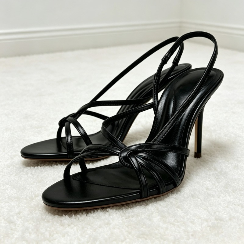 Sexy Open-toe Narrow-Band High - Women Shoes Branded บทวิจารณ์และราคา