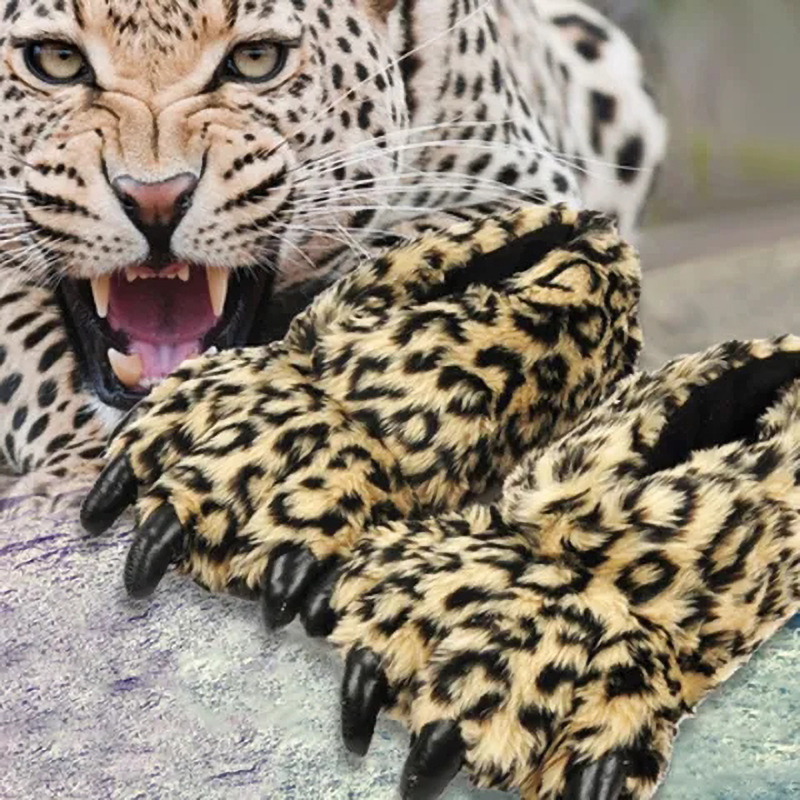 Designer Leopard Claw Home Sli - Women'S Shoes Size 40 In Us บทวิจารณ์และราคา
