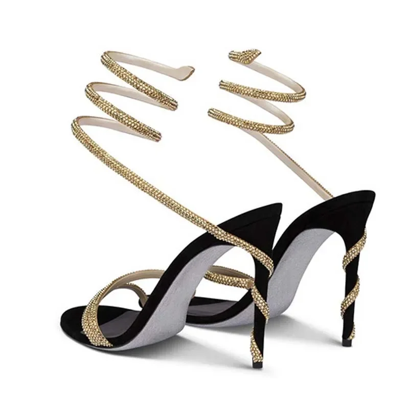 Eilyken Fashion Crystal Stilet - Ankle Strap Heels บทวิจารณ์และราคา