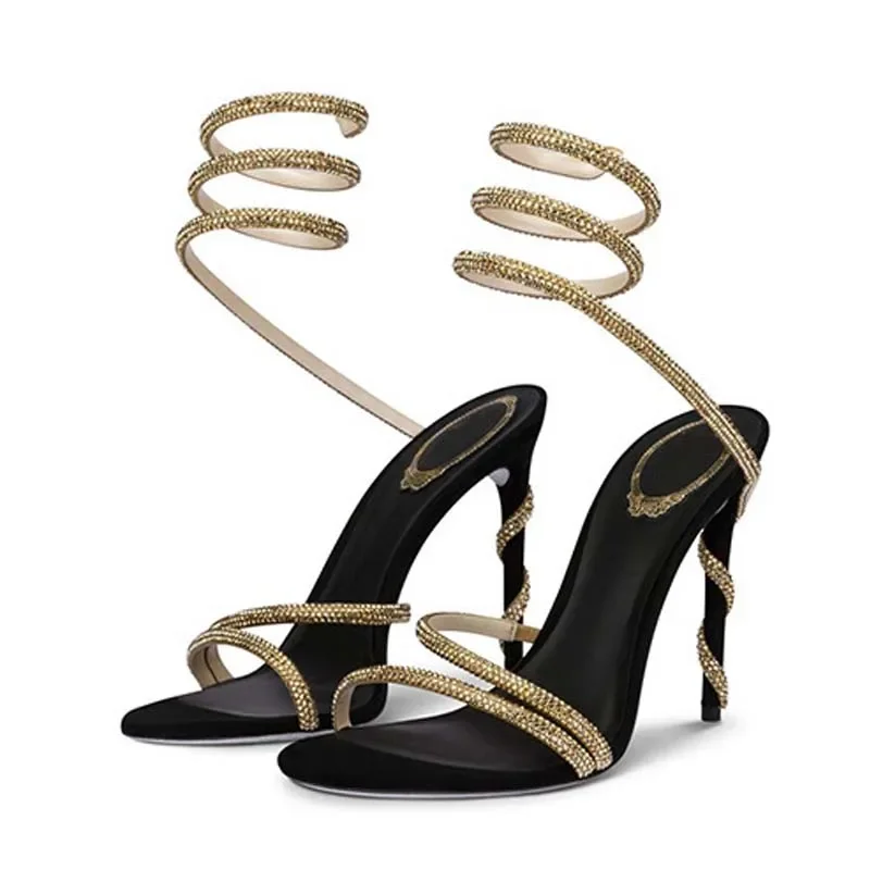 Eilyken Fashion Crystal Stilet - Ankle Strap Heels บทวิจารณ์และราคา