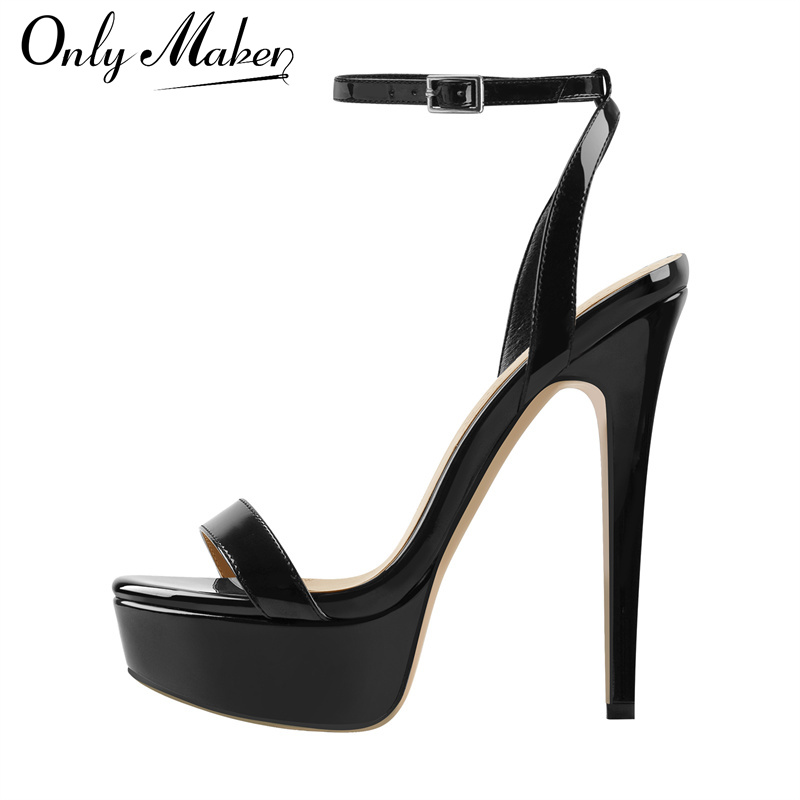 Onlymaker Women Platform Stile - Ankle Strap Heels บทวิจารณ์และราคา