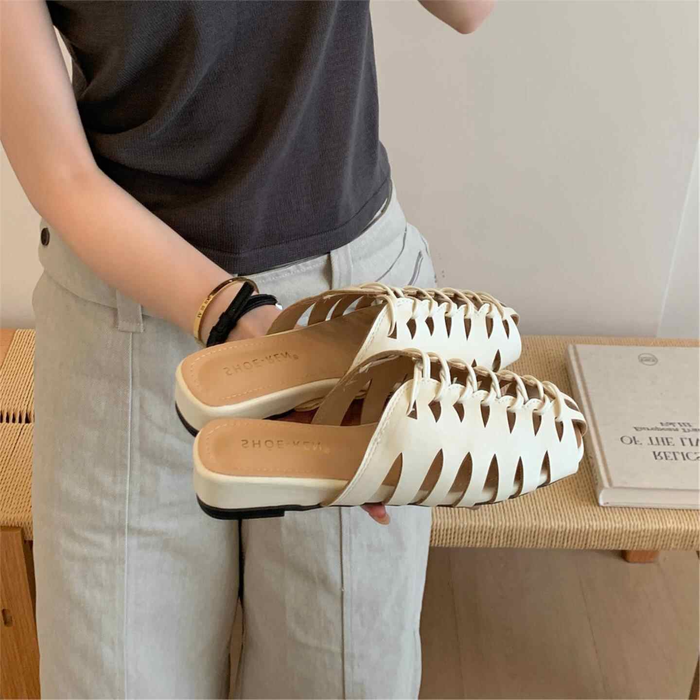 luxury brand Handmade Weaving  - Women Shoes Luxury Brand บทวิจารณ์และราคา