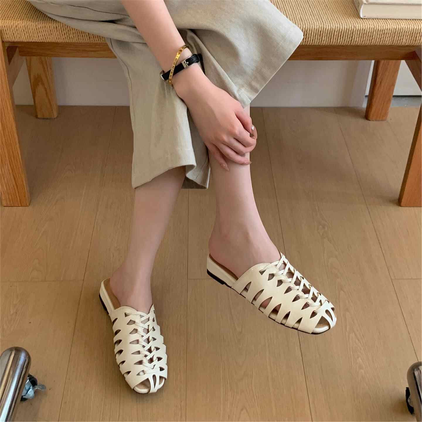 luxury brand Handmade Weaving  - Women Shoes Luxury Brand บทวิจารณ์และราคา