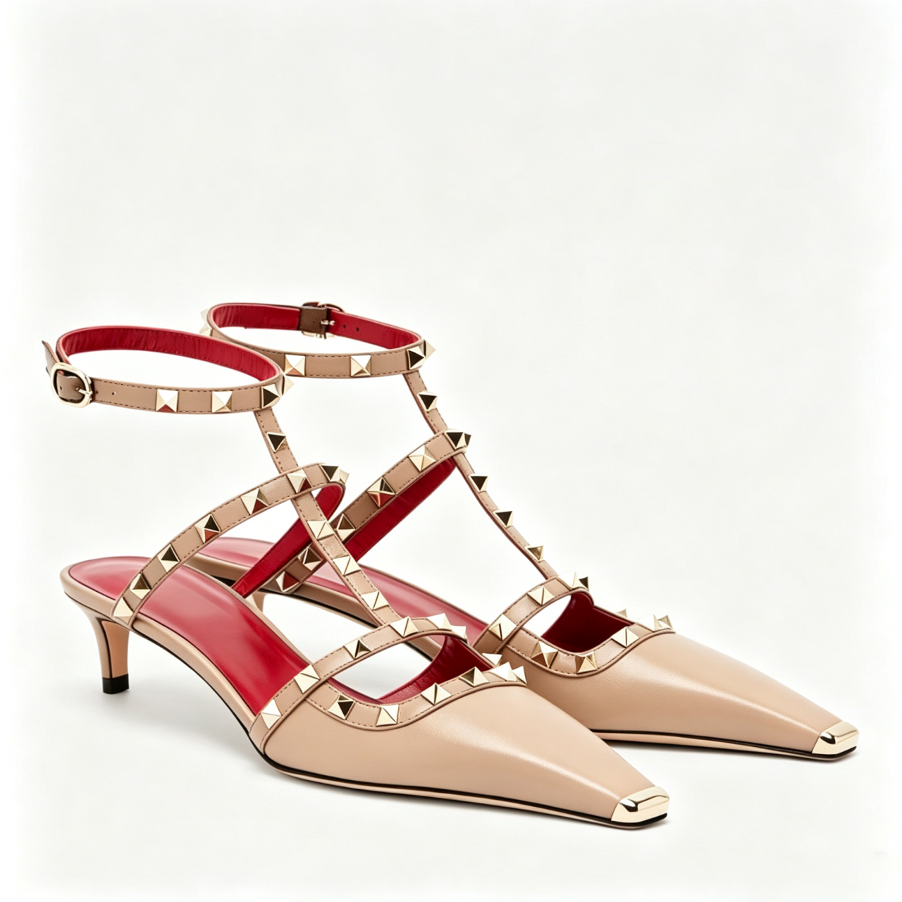 2026 Women's Rivet Low Heel Sq - Square Toe Mule บทวิจารณ์และราคา