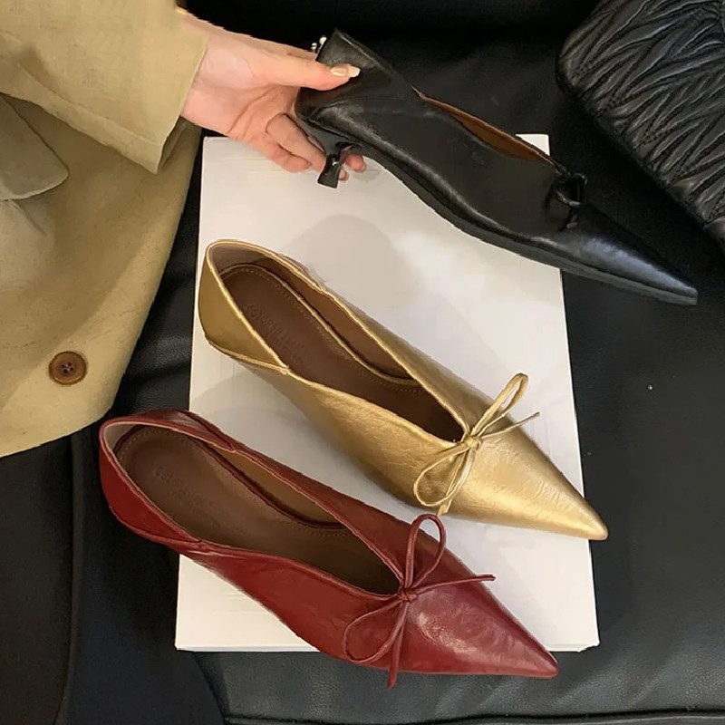 New Designer Pointed Toe Low H - Women Shoes Branded บทวิจารณ์และราคา