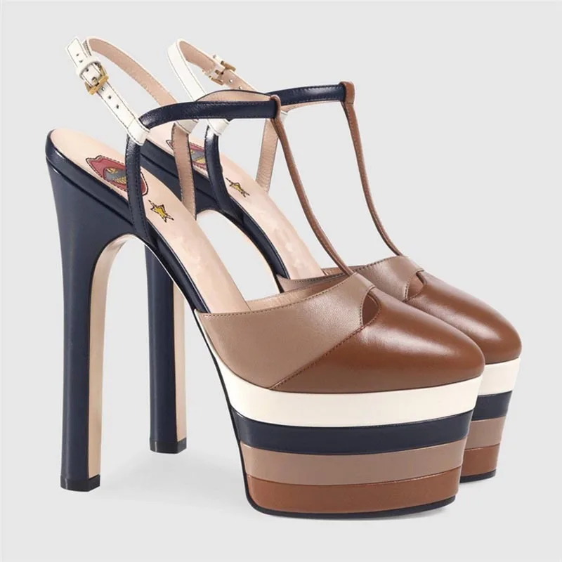 2026 Women's Round Head Sandal - Ankle Strap Heels บทวิจารณ์และราคา