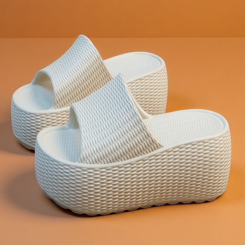 New Textured Weave Platform Sl - Mule Slip On บทวิจารณ์และราคา