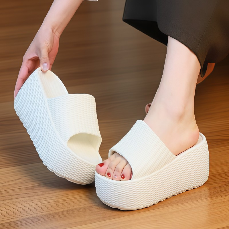 New Textured Weave Platform Sl - Mule Slip On บทวิจารณ์และราคา