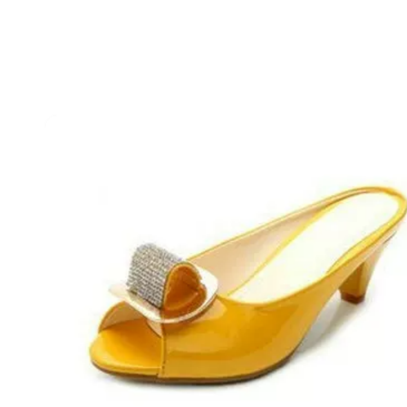 Lady Summer Mules Shoes Peep T - Women'S Shoes Size 40 In Us บทวิจารณ์และราคา