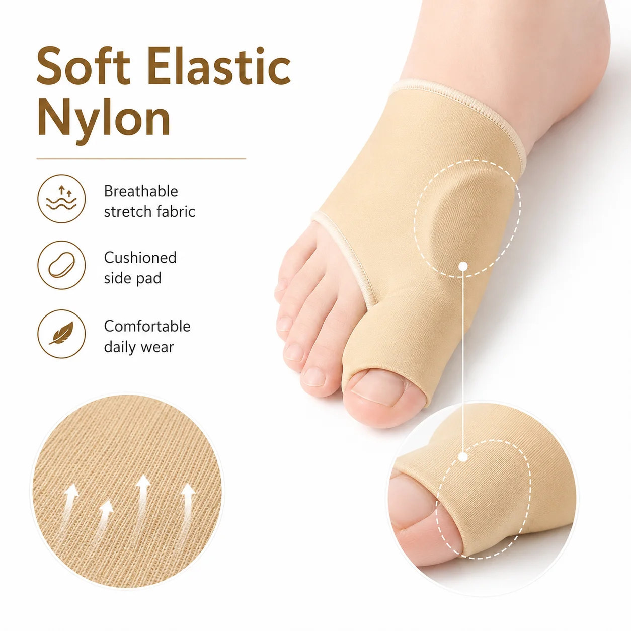 Big Toe Separator Sleeve Bunio - Women'S Shoes For Bunions บทวิจารณ์และราคา