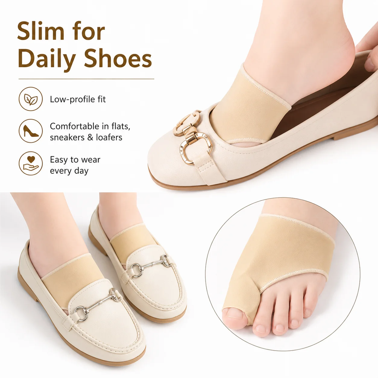 Big Toe Separator Sleeve Bunio - Women'S Shoes For Bunions บทวิจารณ์และราคา