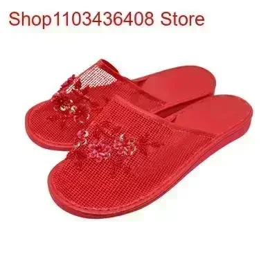 Women Stylish  Floral Slippers - Mule Slip On บทวิจารณ์และราคา