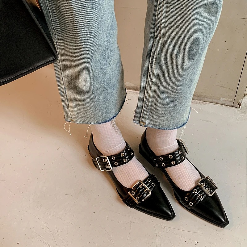 Women's Shoes Designer Luxury  - Square Toe Mule บทวิจารณ์และราคา